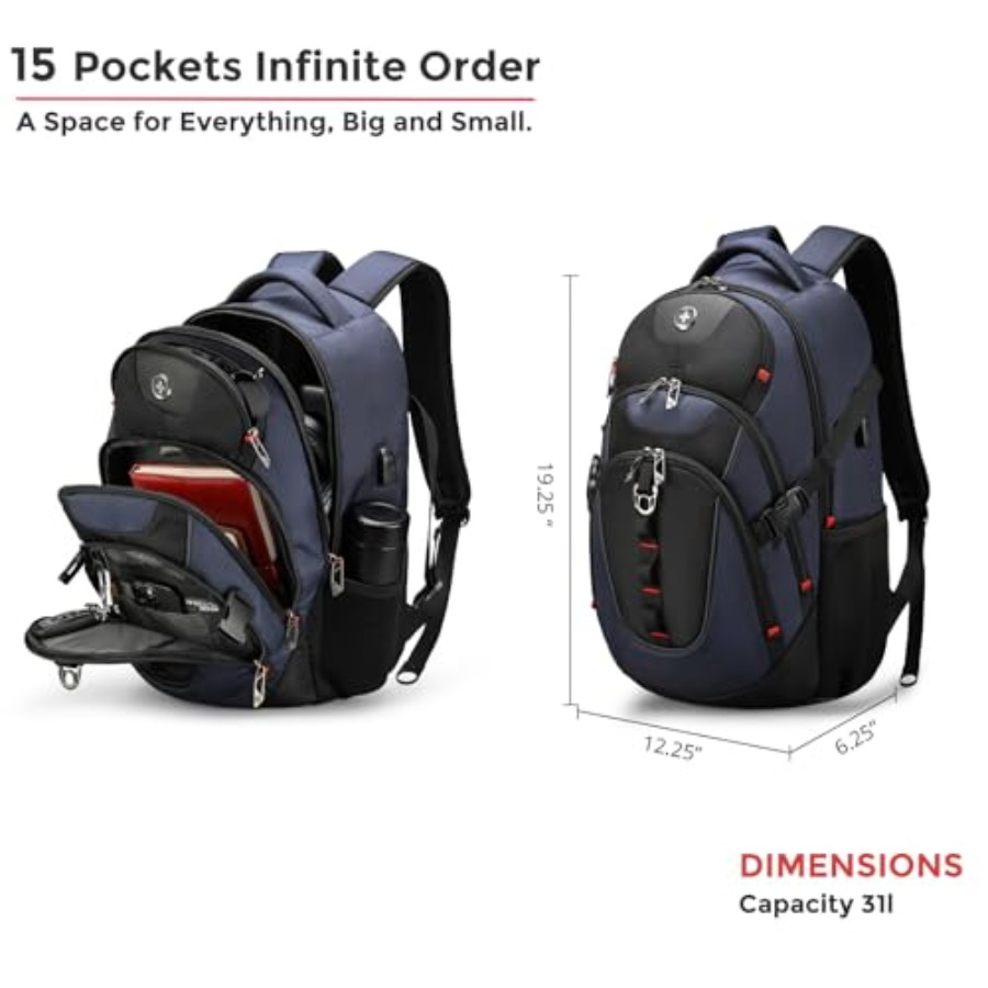 Design Laptop Backpack with US - Laptop Backpack 15.6 recensione e prezzo