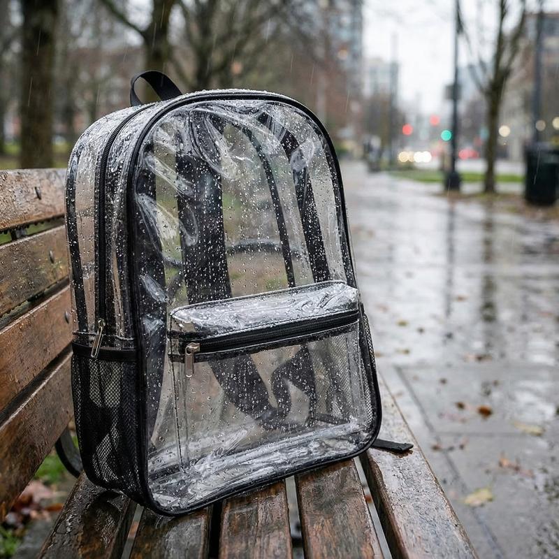 Transparent PVC Outdoor Sports - Canvas Backpack Casual recensione e prezzo