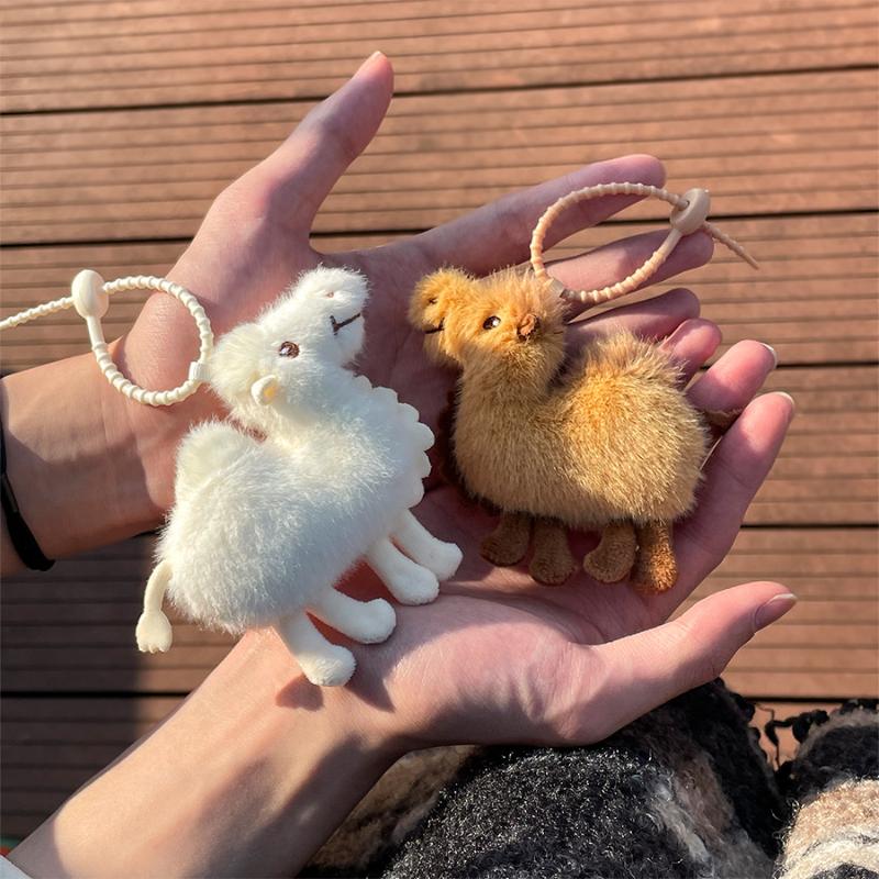 1PCS Mini Camel Plush Keychain - Mini Backpack Purse recensione e prezzo