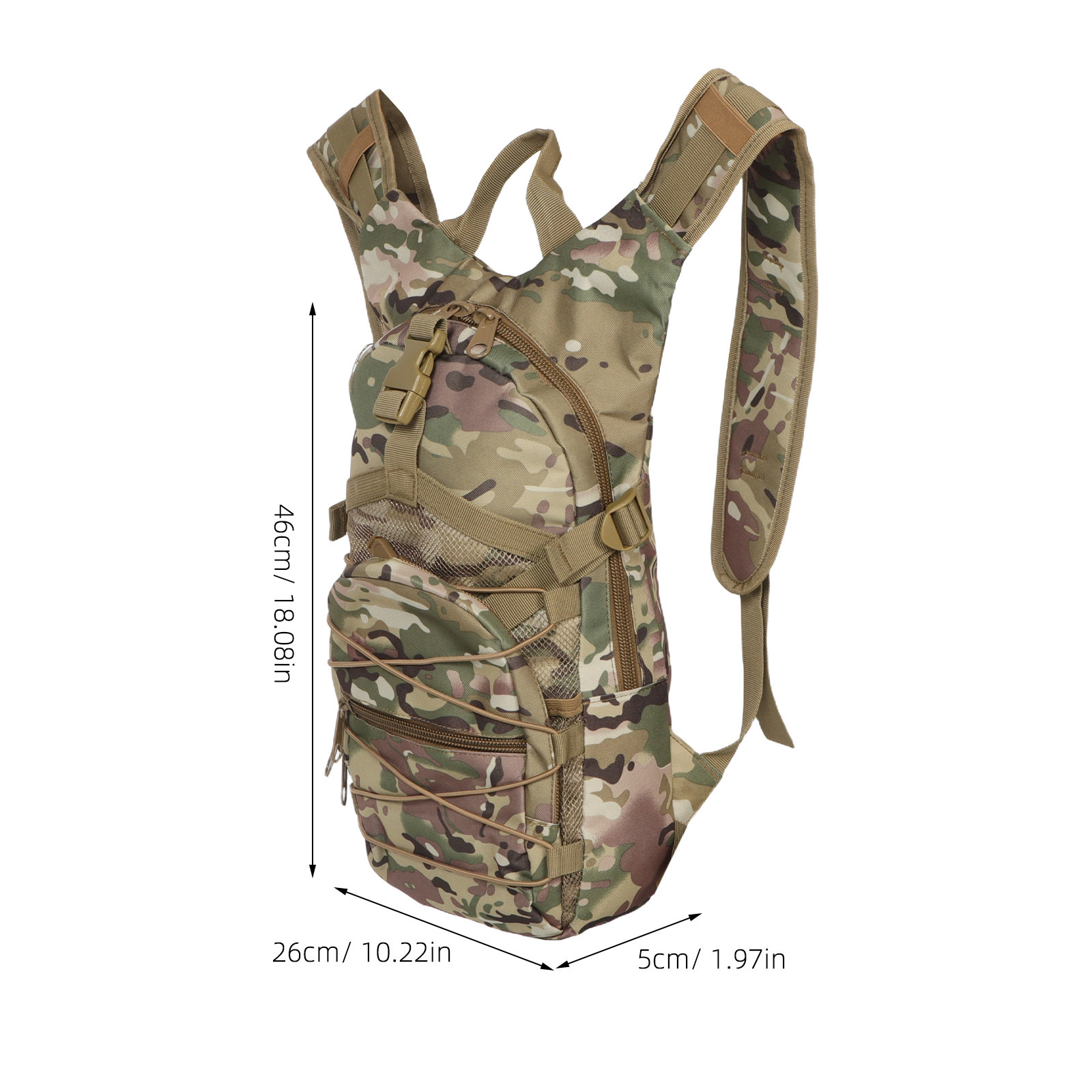 Military Style Camouflage Back - Rucksack Military Style recensione e prezzo
