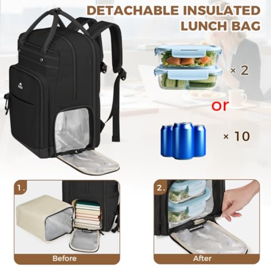 Teacher Backpack with Lunch Co - Laptop Backpack 15.6 recensione e prezzo
