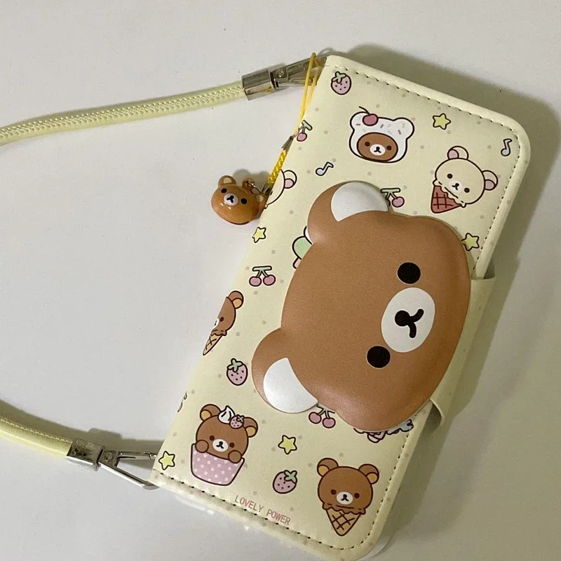 Rilakkuma Cute Cartoon Flip Le - Mini Backpack Purse recensione e prezzo