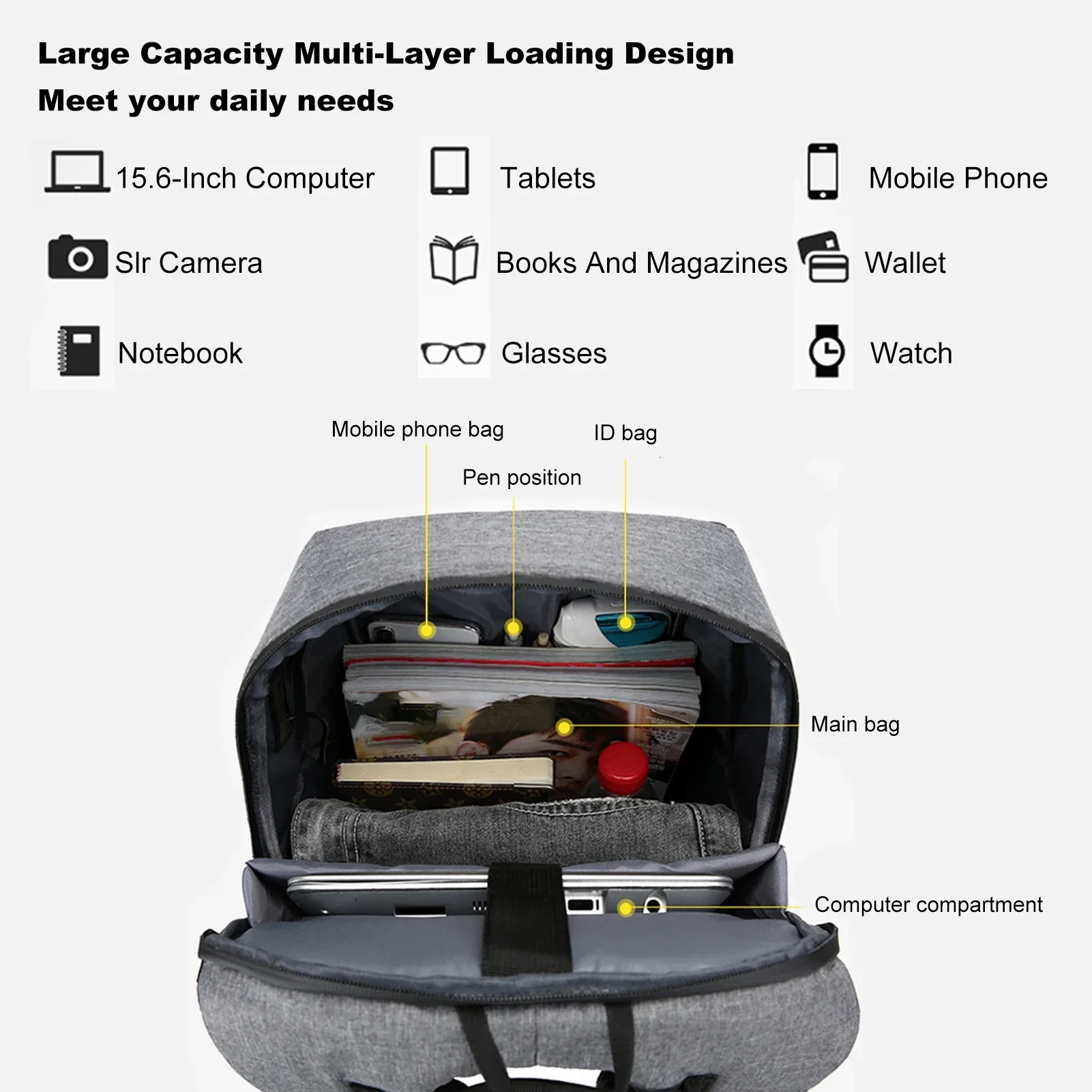 Laptop Backpack for 17 Inch La - Fashion Backpack Women recensione e prezzo