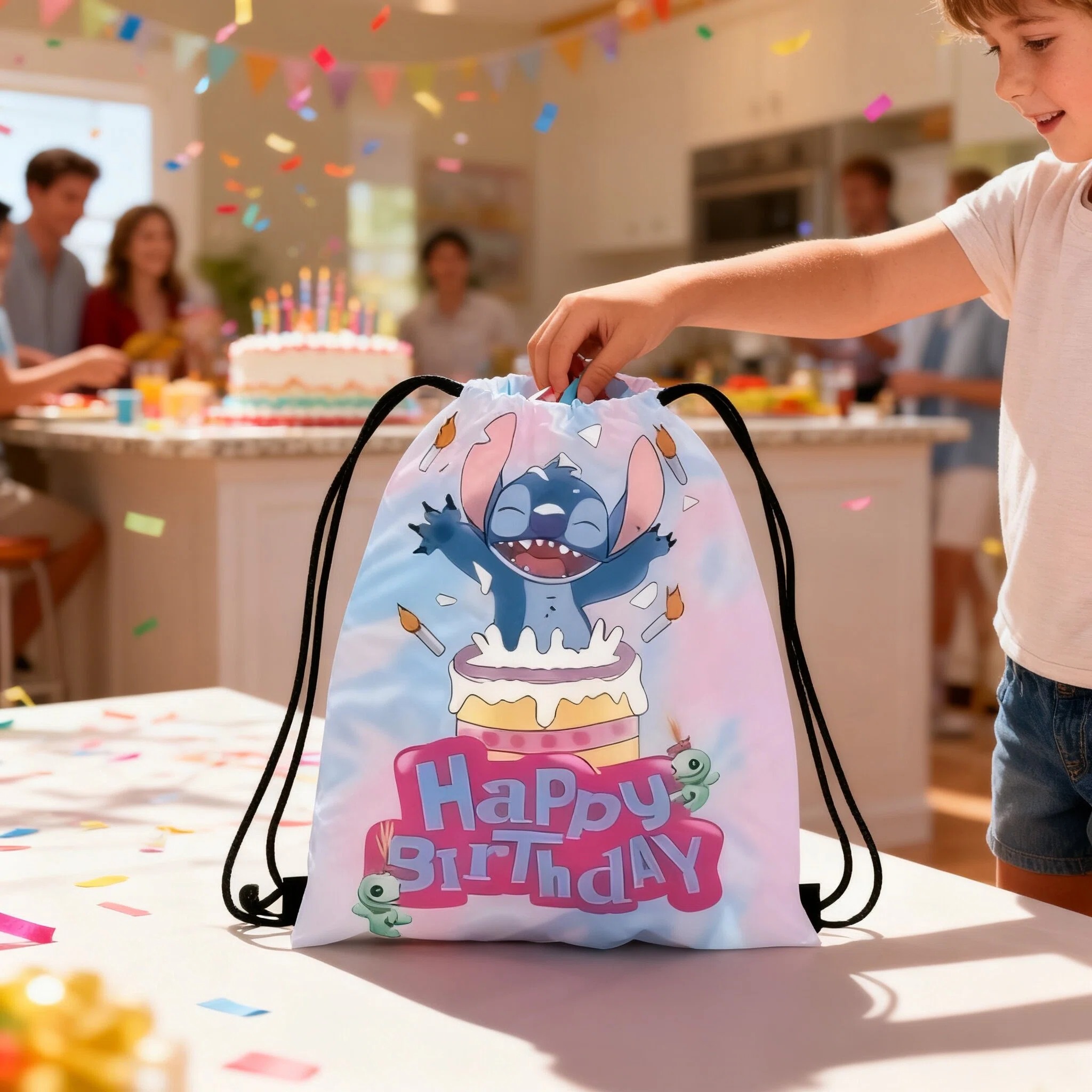 Disney Stitch Storage Bags Set - Drawstring Gym Bag recensione e prezzo
