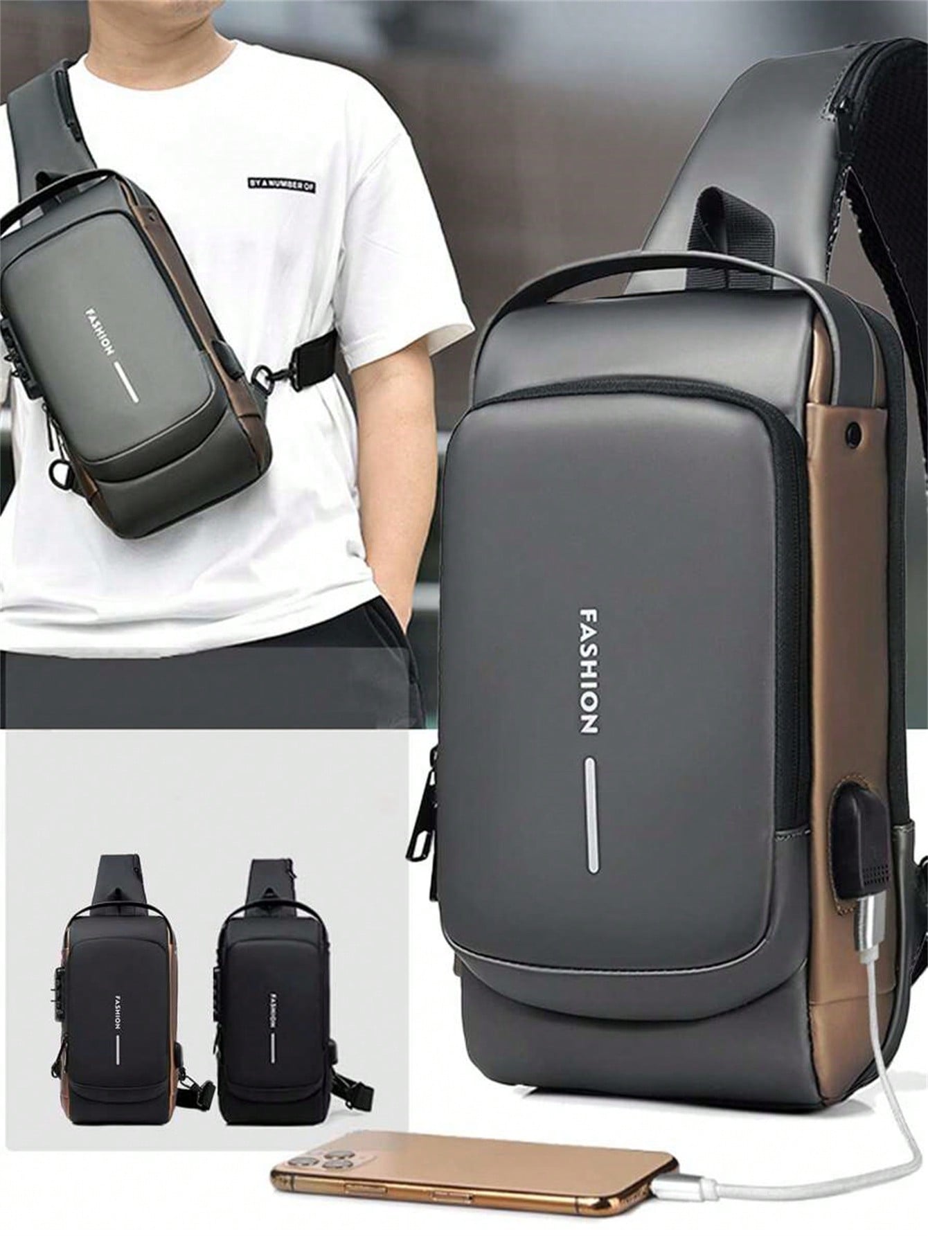 Men's Bags Shoulder Messenger  - Sling Backpack Shoulder recensione e prezzo