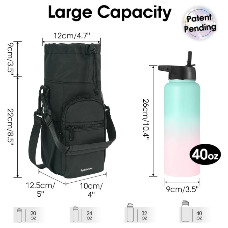 Water Bottle Holder with Strap - Hydration Pack Outdoor recensione e prezzo
