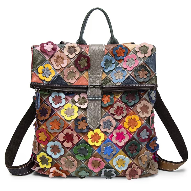 Vintage Women Genuine Leather  - Fashion Backpack Women recensione e prezzo