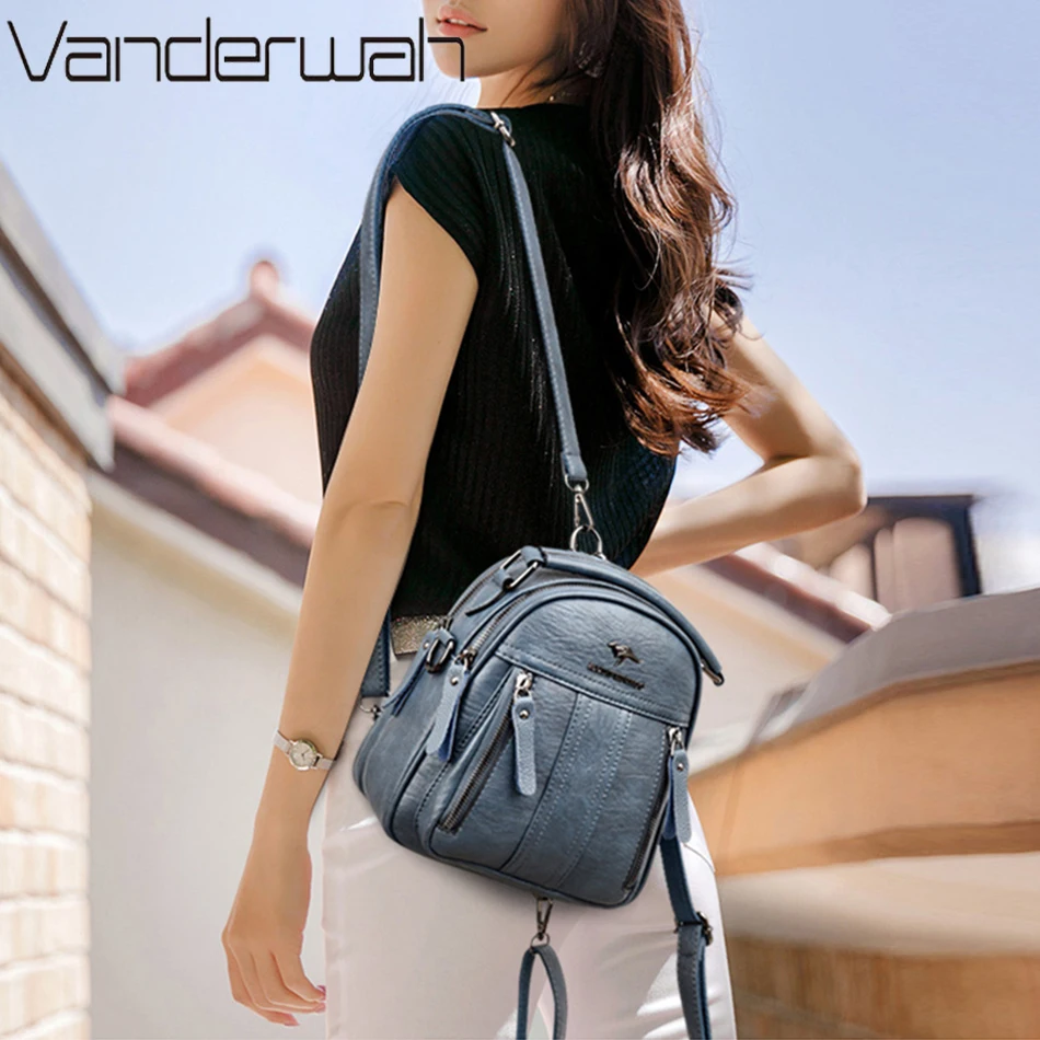 4 In 1 Leather Backpacks Multi - Fashion Backpack Women recensione e prezzo