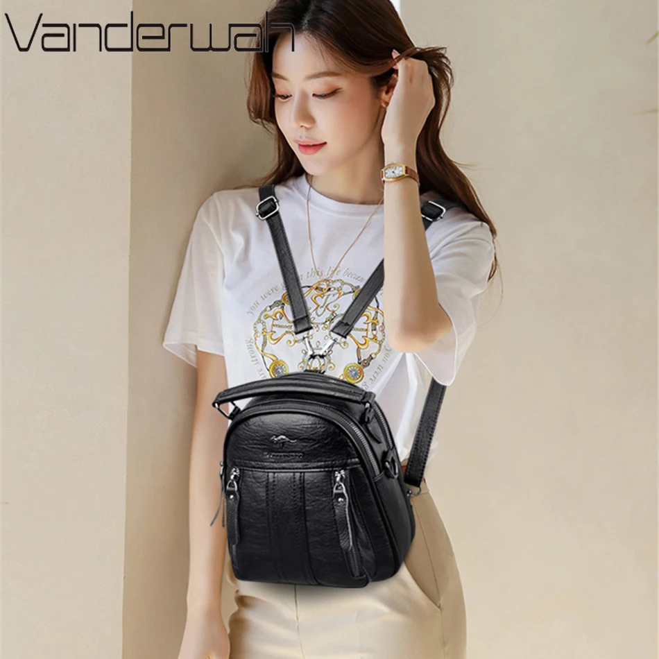 4 In 1 Leather Backpacks Multi - Fashion Backpack Women recensione e prezzo