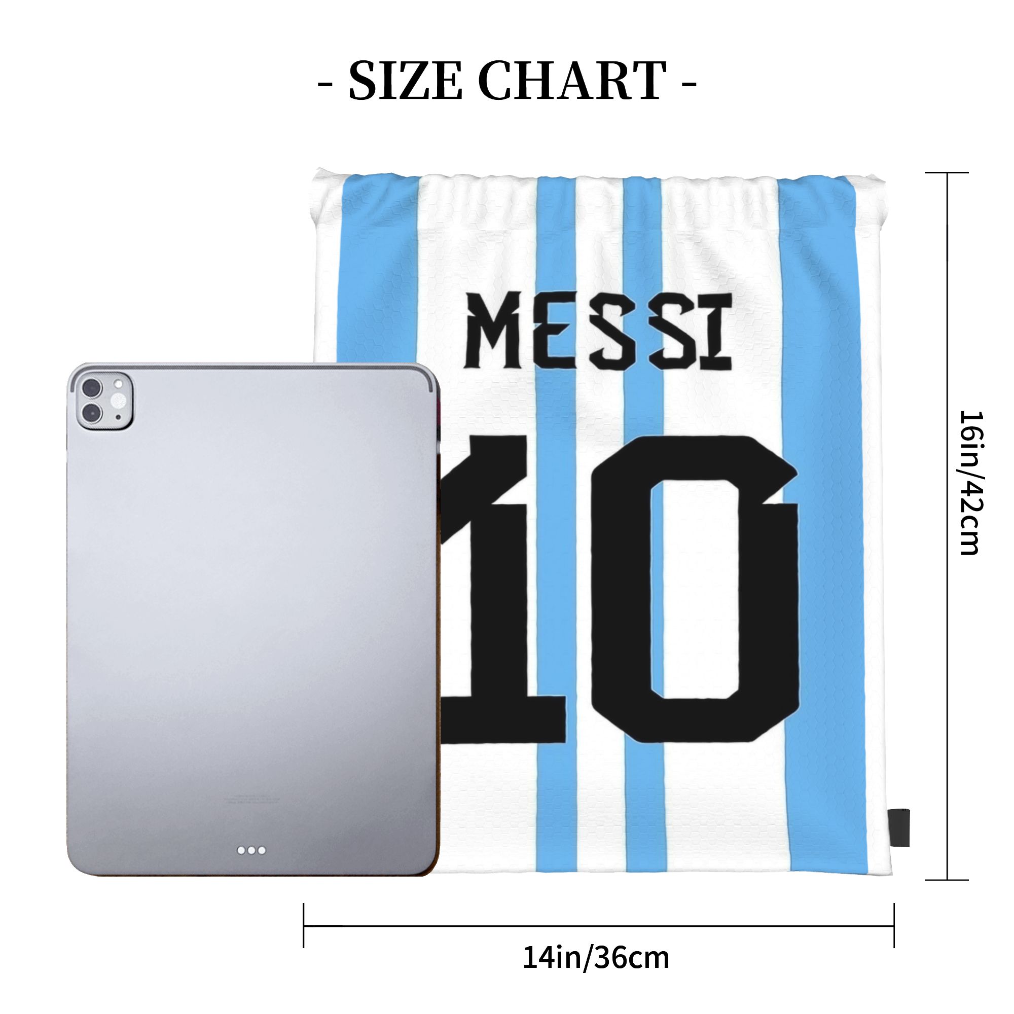 Messis 10 Soccer Football Draw - Drawstring Gym Bag recensione e prezzo