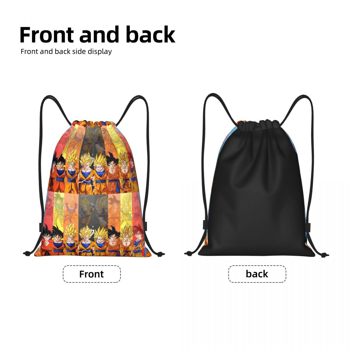 Custom DBZ G-Gokues Cartoon Dr - Drawstring Gym Bag recensione e prezzo