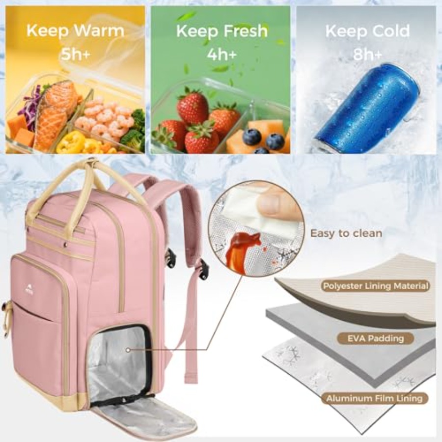 Lunch Backpack for Women, Teac - Laptop Backpack 15.6 recensione e prezzo