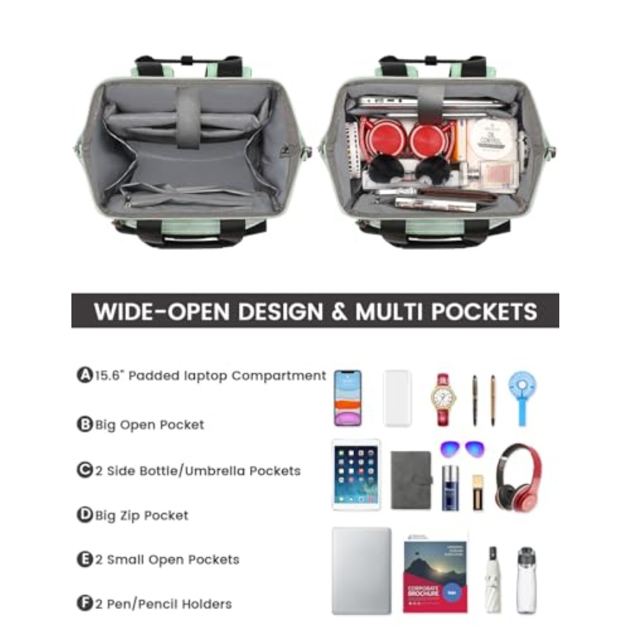 Laptop Backpack for WomenColle - Travel Backpack Anti Theft recensione e prezzo