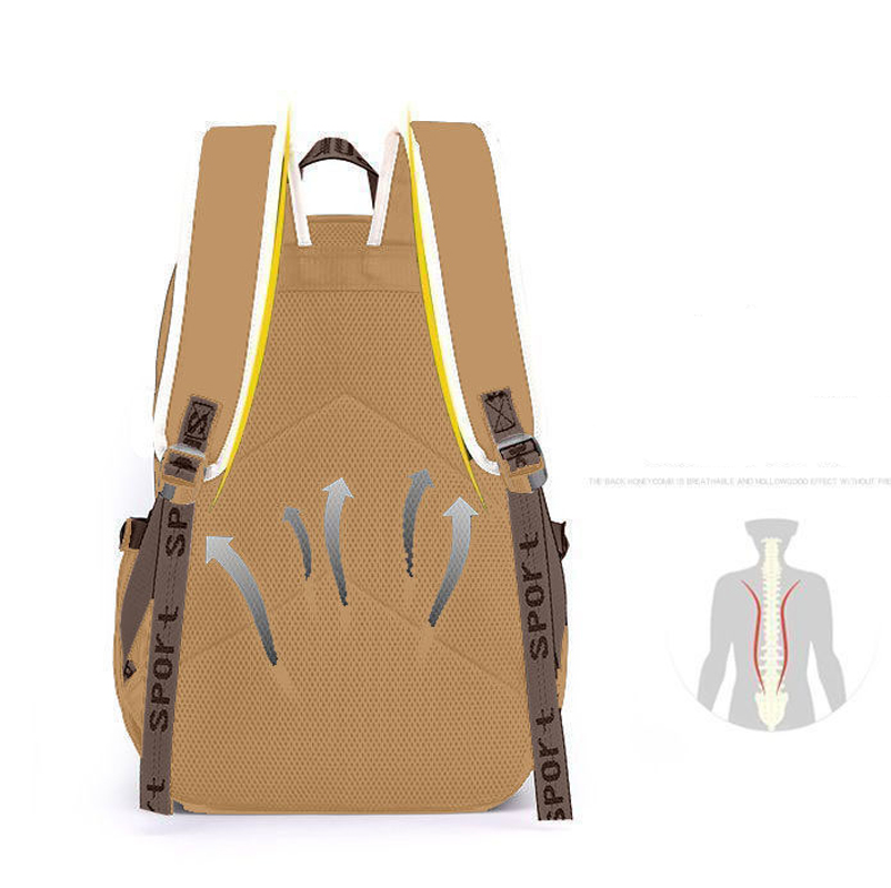 Kawaii Capybara Stylish Khaki  - School Backpack Teen recensione e prezzo