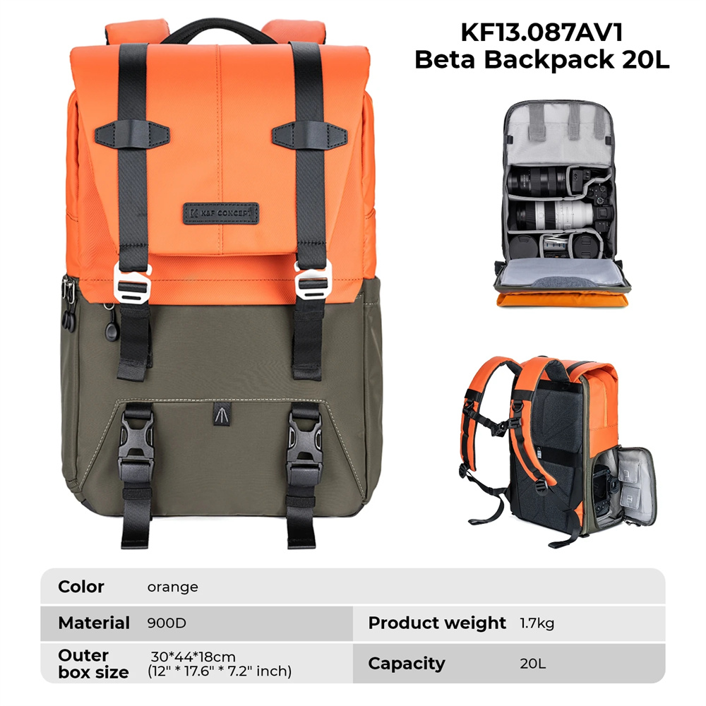 K&F CONCEPT Camera Backpack Tr - Rain Cover Backpack recensione e prezzo
