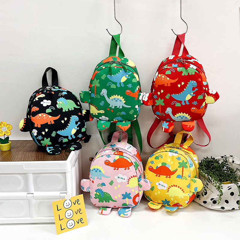 Cute Children Bag Cartoon Dino - Travel Backpack Anti Theft recensione e prezzo