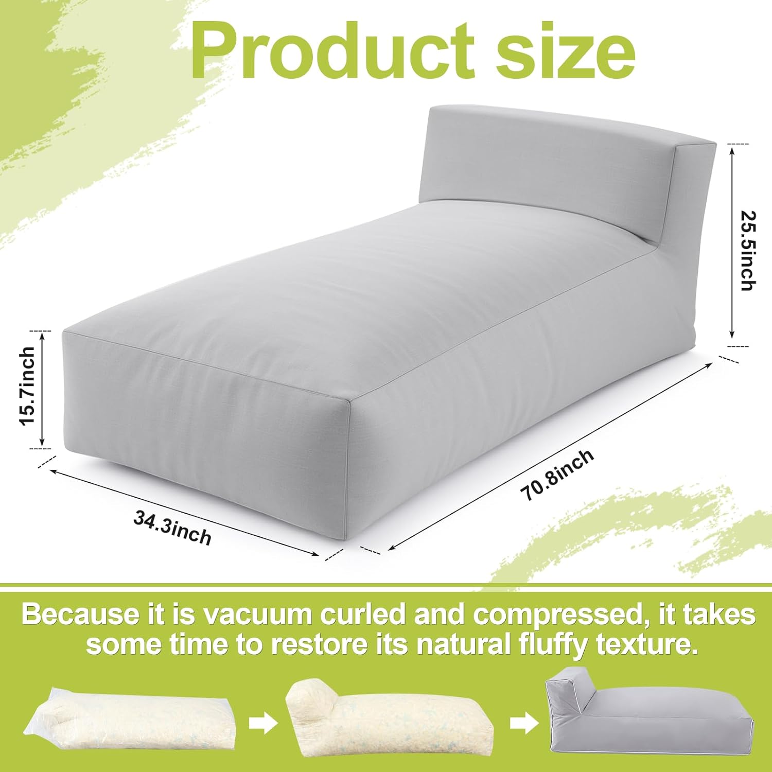 Outdoor Bean Bag Lounger Chair - Hydration Pack Outdoor recensione e prezzo