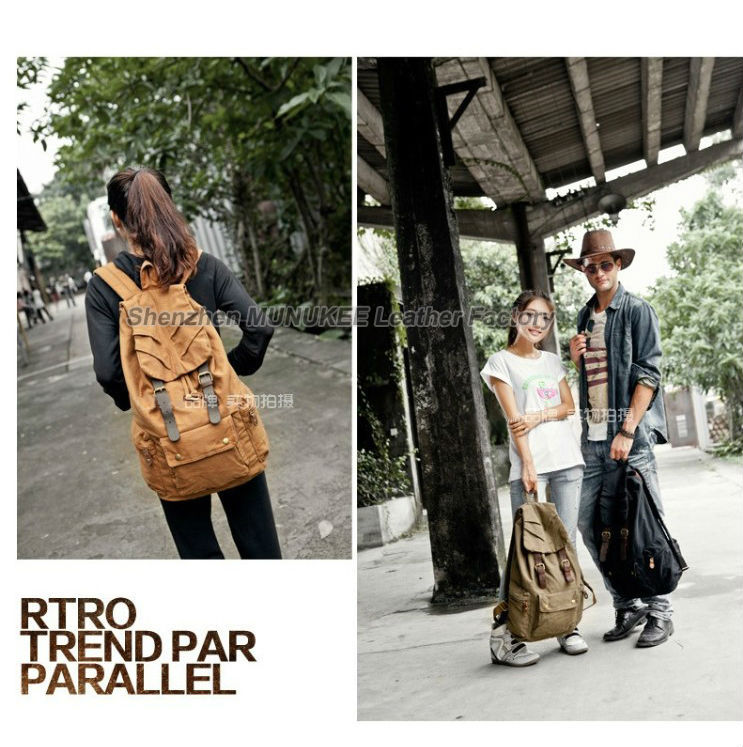 Fashion New Military Canvas Ba - Rucksack Military Style recensione e prezzo