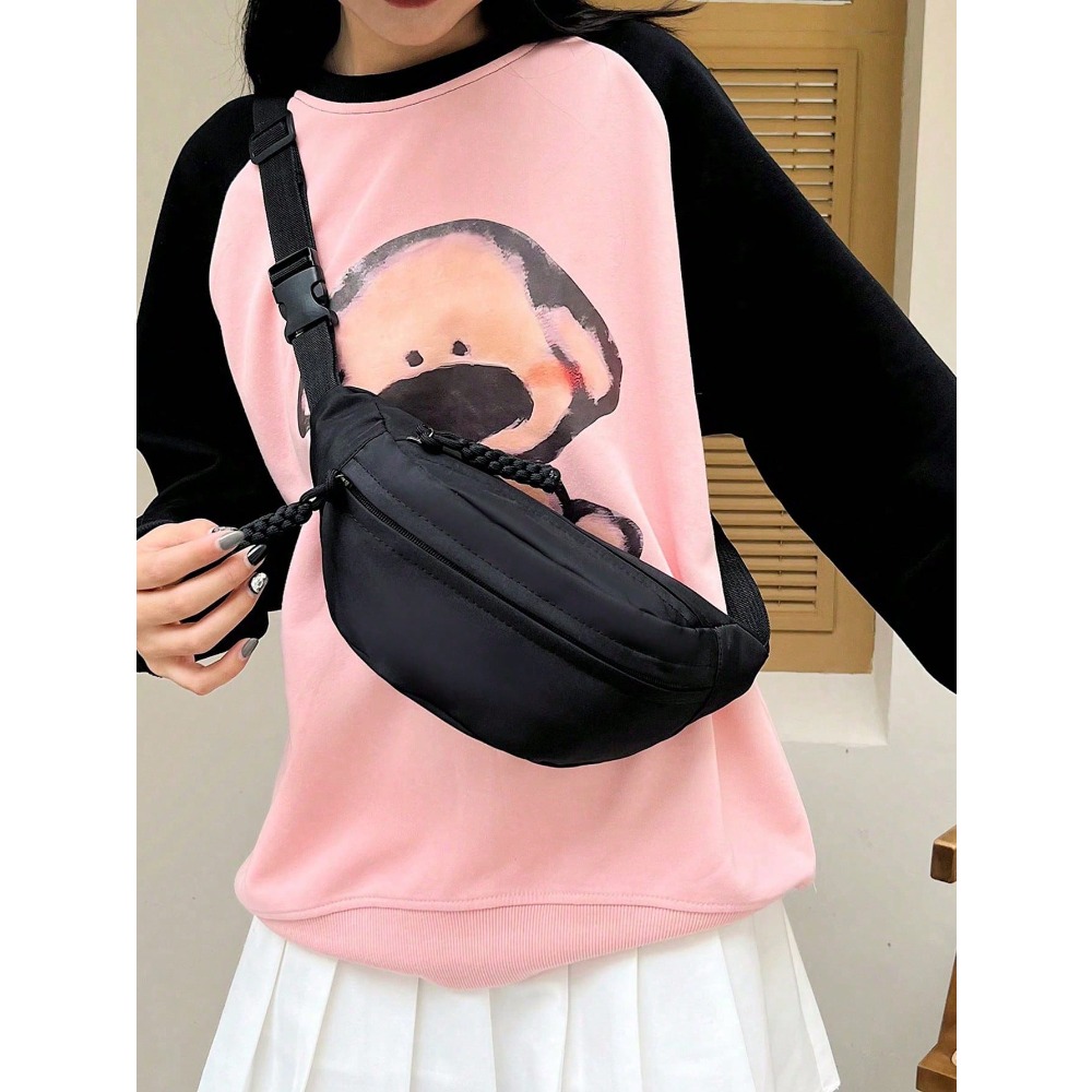 Large Capacity Nylon Chest Bag - Sling Backpack Shoulder recensione e prezzo