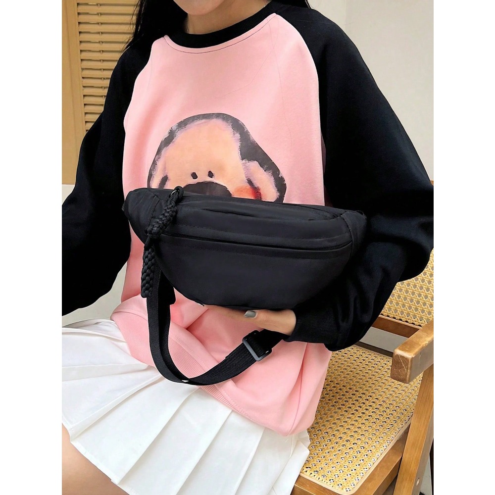 Large Capacity Nylon Chest Bag - Sling Backpack Shoulder recensione e prezzo