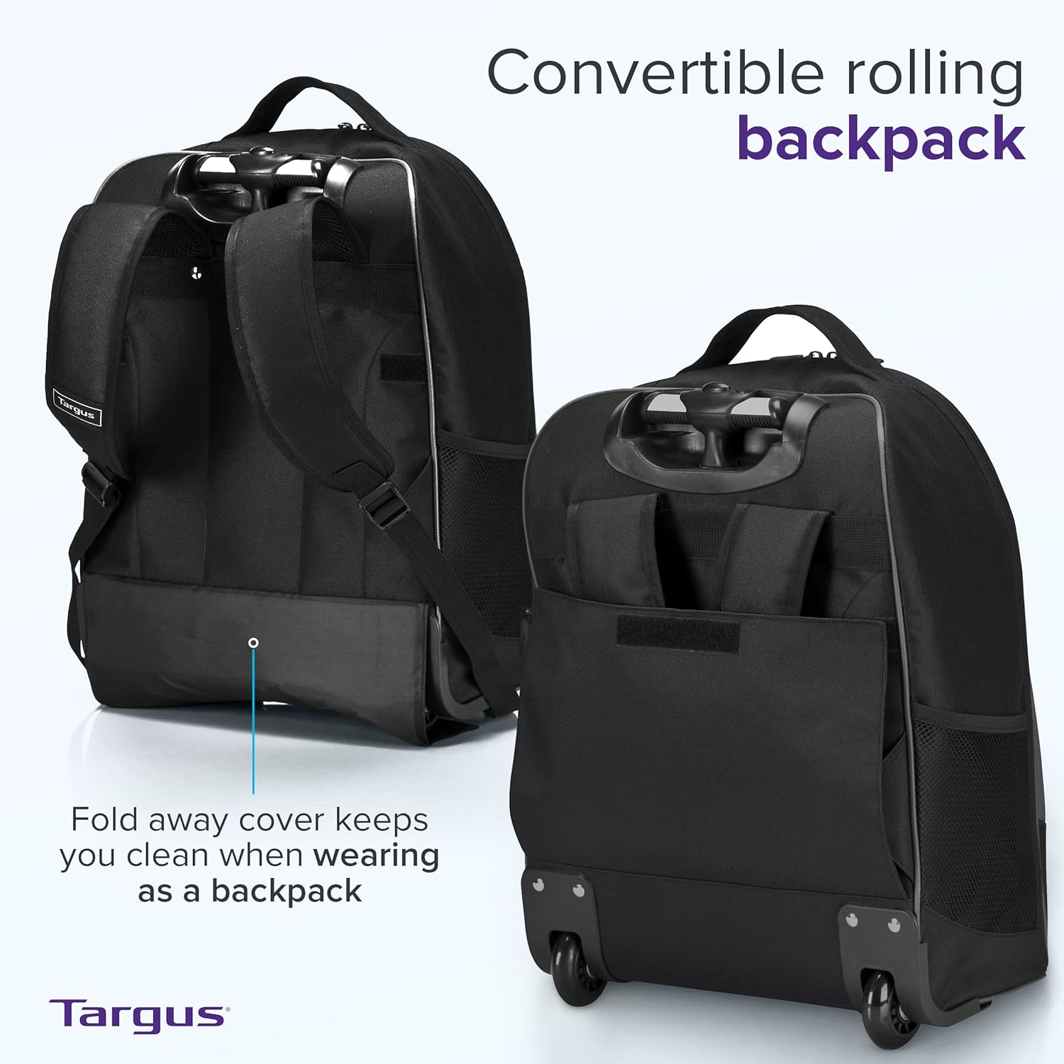16 Inch Rolling Backpack with  - Laptop Sleeve Removable recensione e prezzo