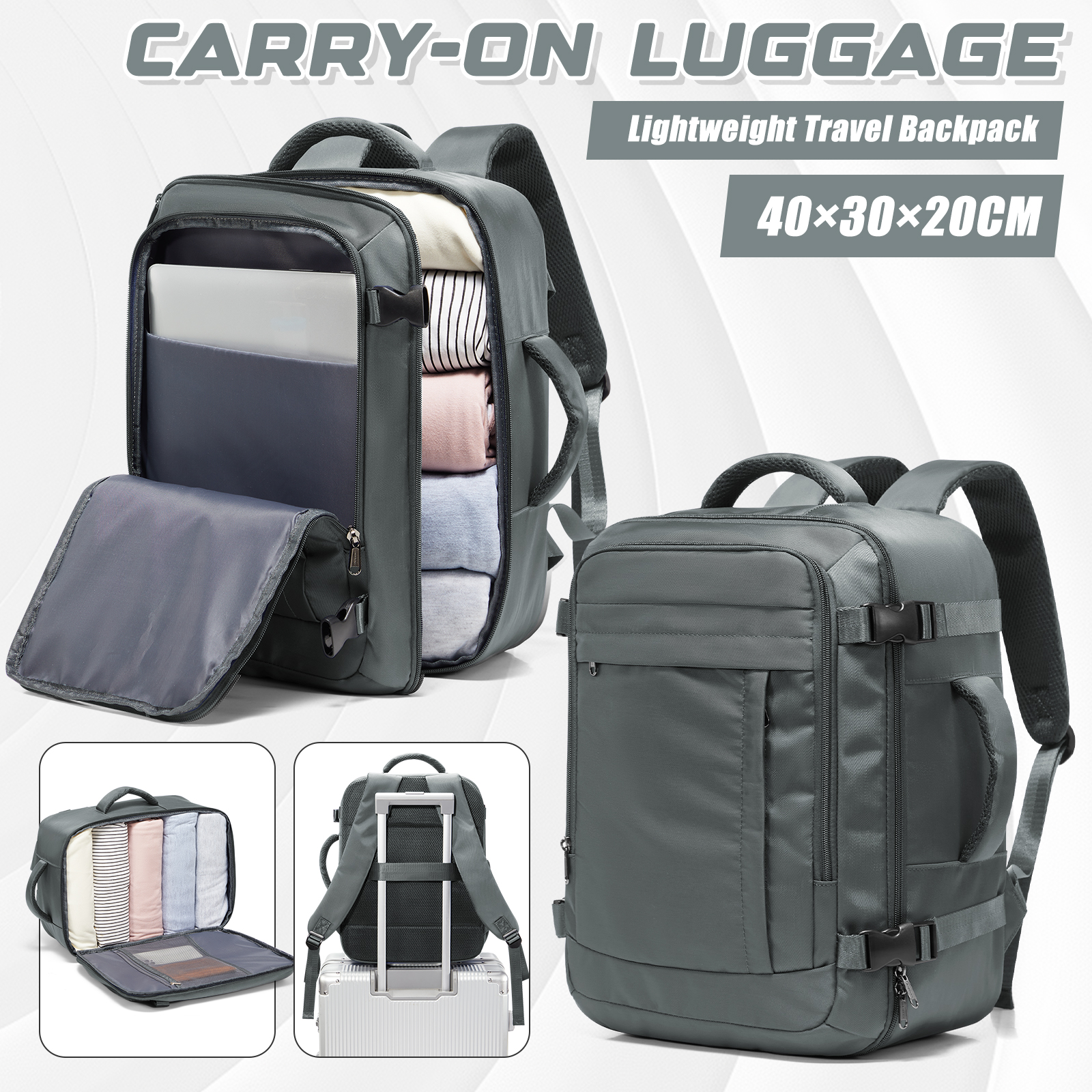 Ryanair Cabin Bags 40x30x20 Un - Canvas Backpack Casual recensione e prezzo