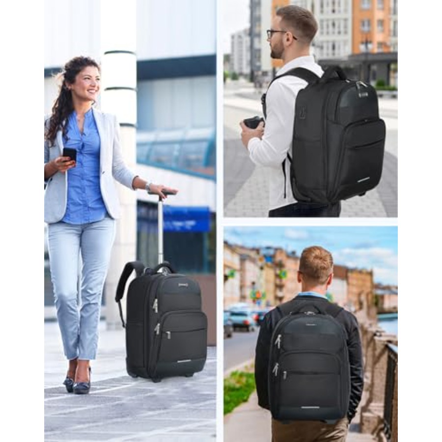 Rolling Backpack 30L Travel La - Laptop Backpack 15.6 recensione e prezzo