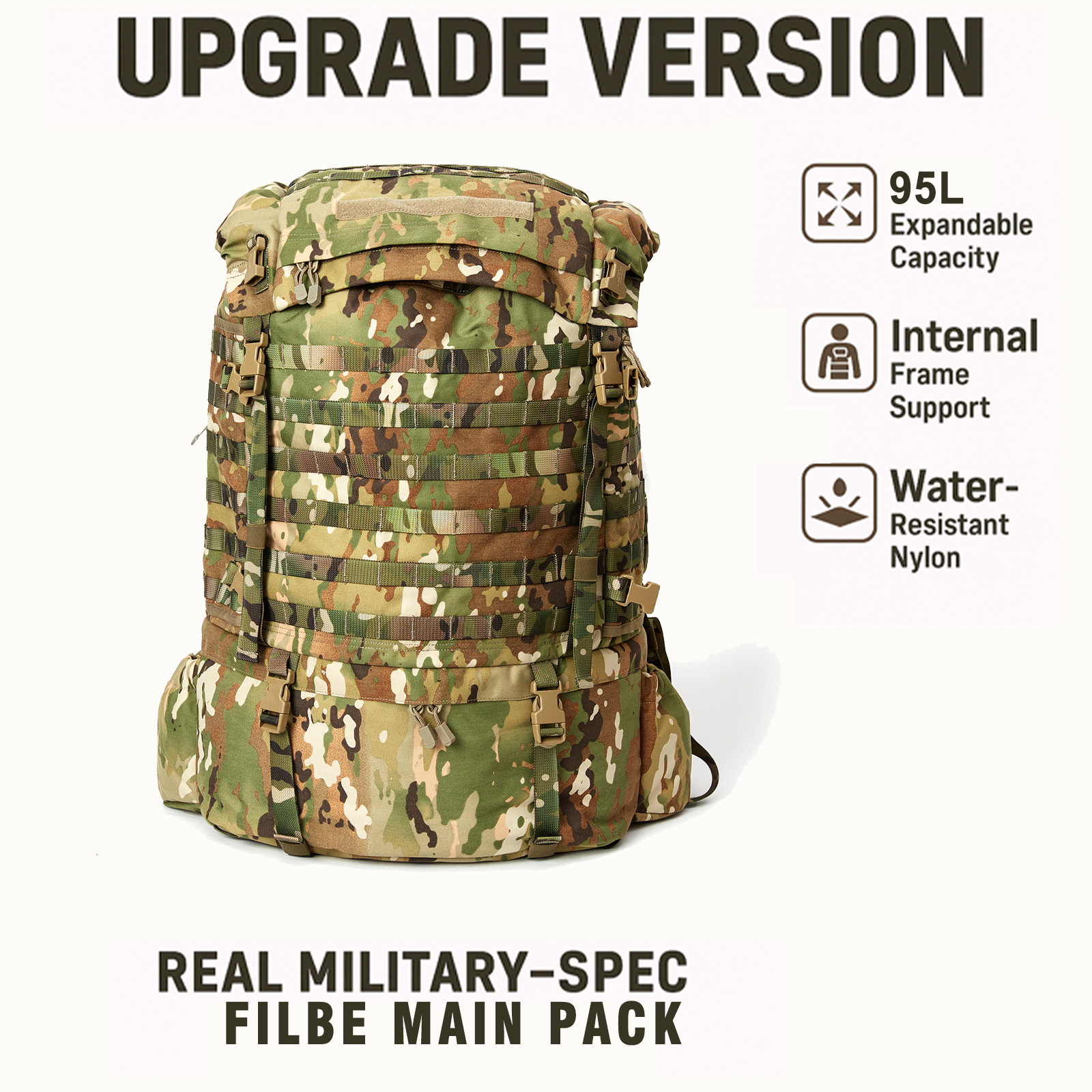 USMC FILBE Main Pack – OCP Cam - Rucksack Military Style recensione e prezzo