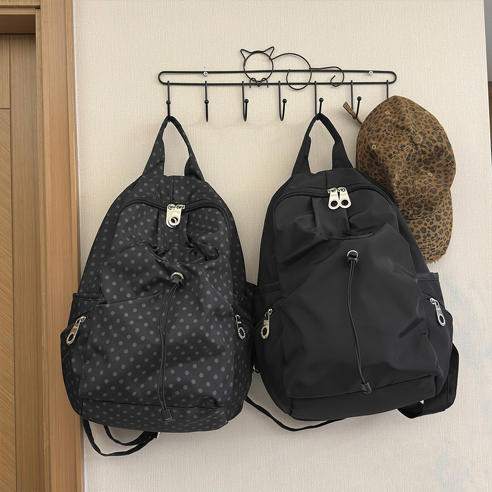 Polka Dot Nylon Drawstring Bac - Canvas Backpack Casual recensione e prezzo