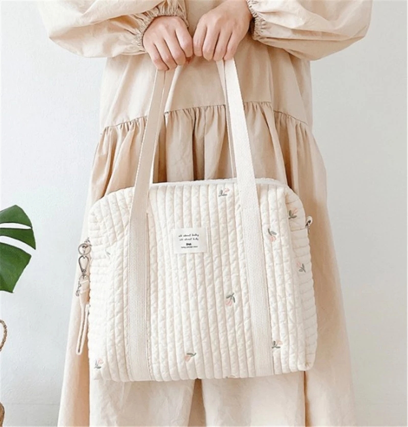 Embroidered Mommy Bag Handbag  - Backpack Diaper Bag recensione e prezzo