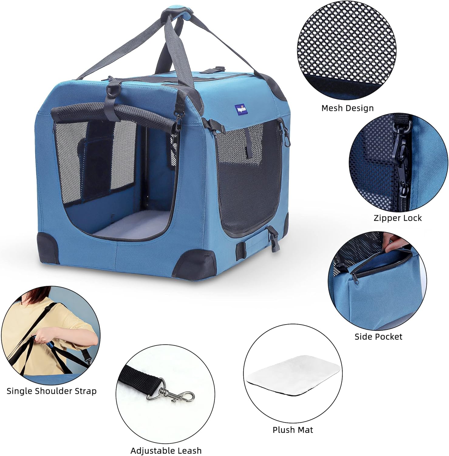 Portable Collapsible Dog Crate - Foldable Backpack Small recensione e prezzo