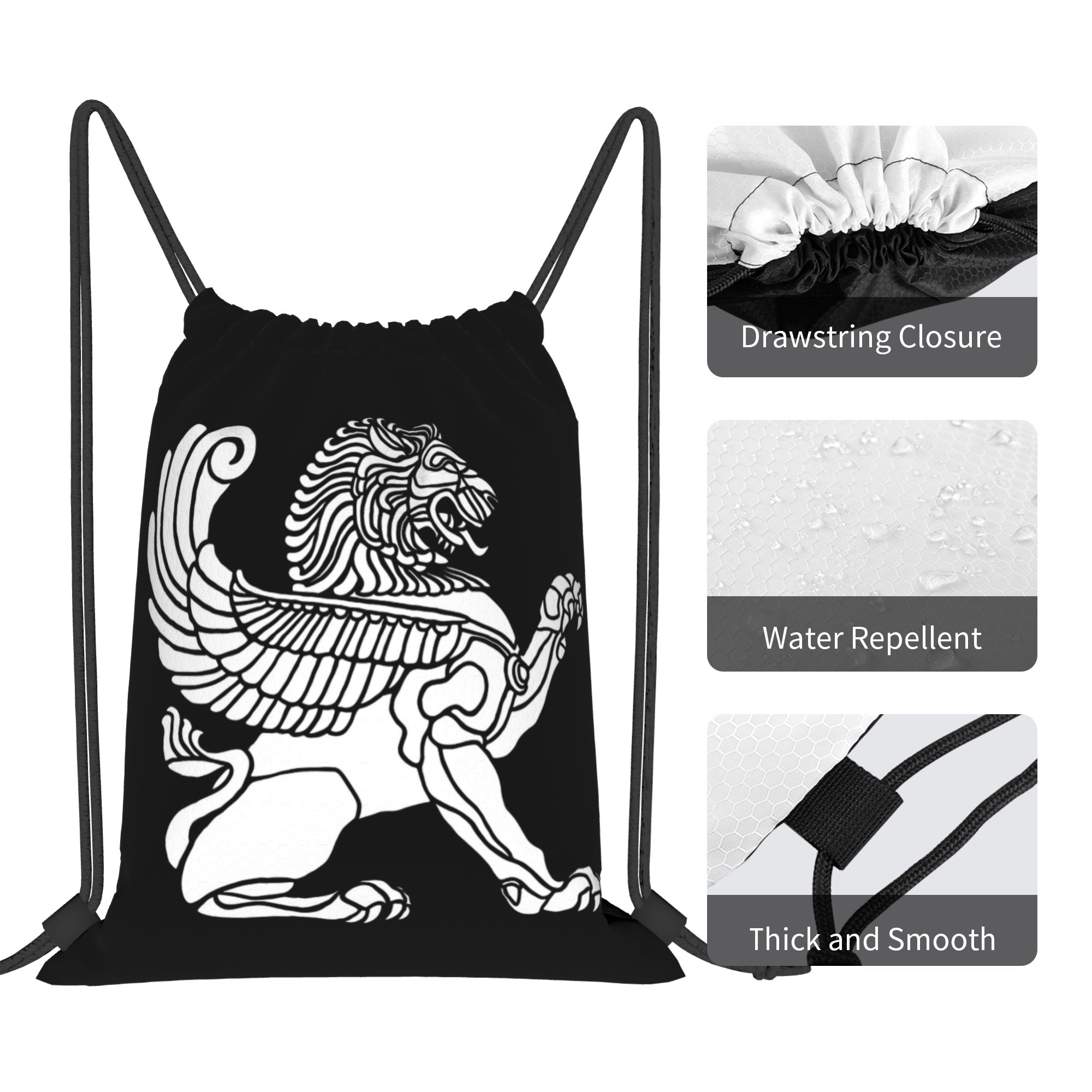 Persian Lion Iranian Iran Pers - Drawstring Gym Bag recensione e prezzo