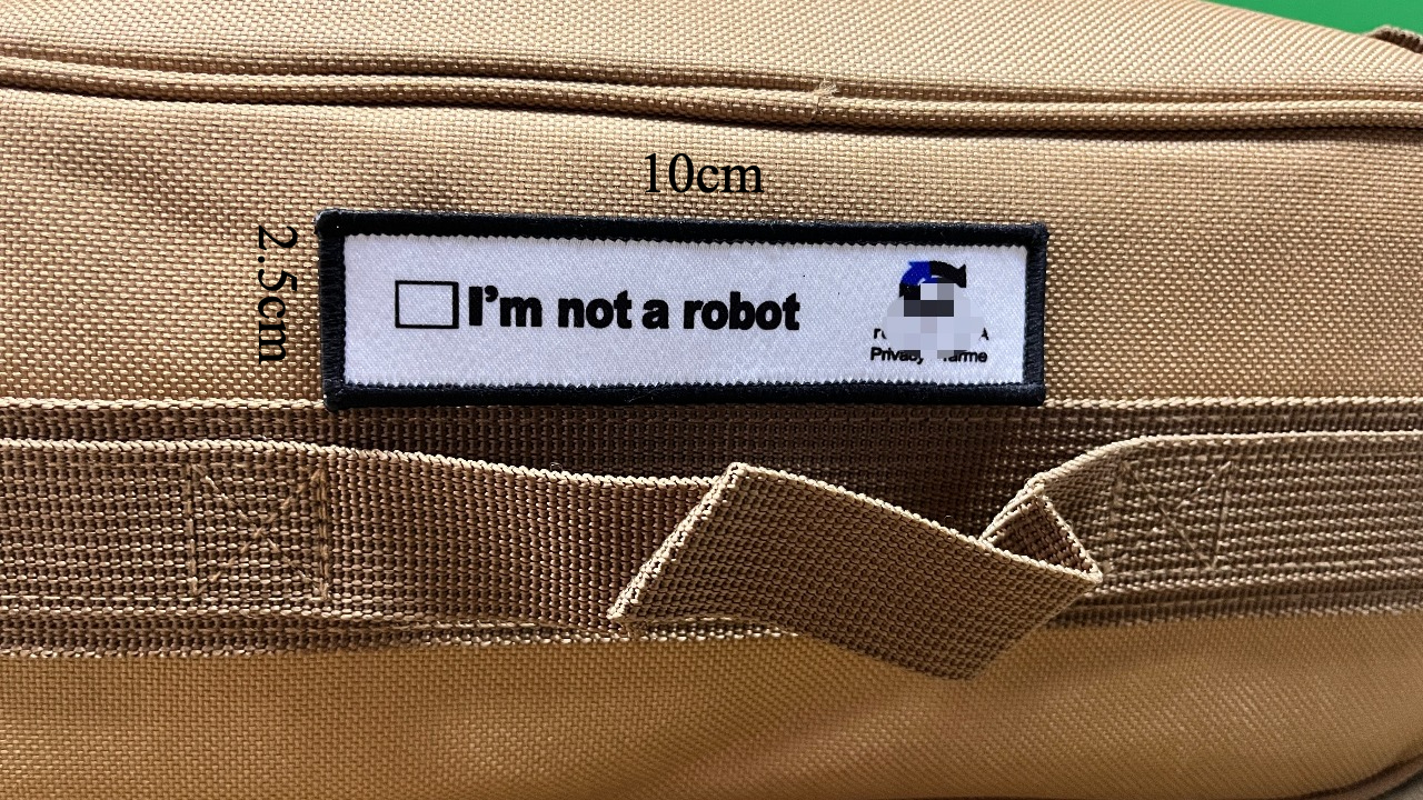 I'm Not A Robot Tactical Patch - Urban Backpack Tactical recensione e prezzo