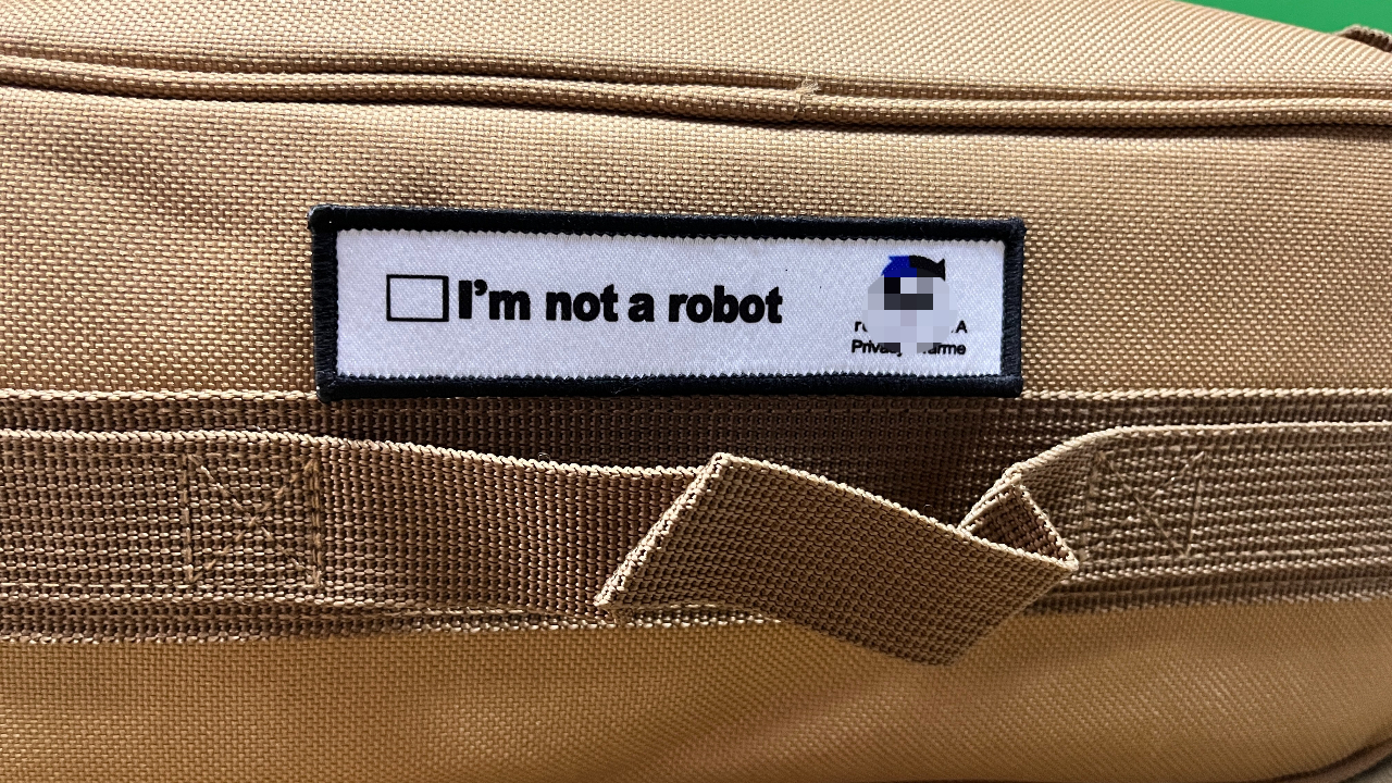 I'm Not A Robot Tactical Patch - Urban Backpack Tactical recensione e prezzo