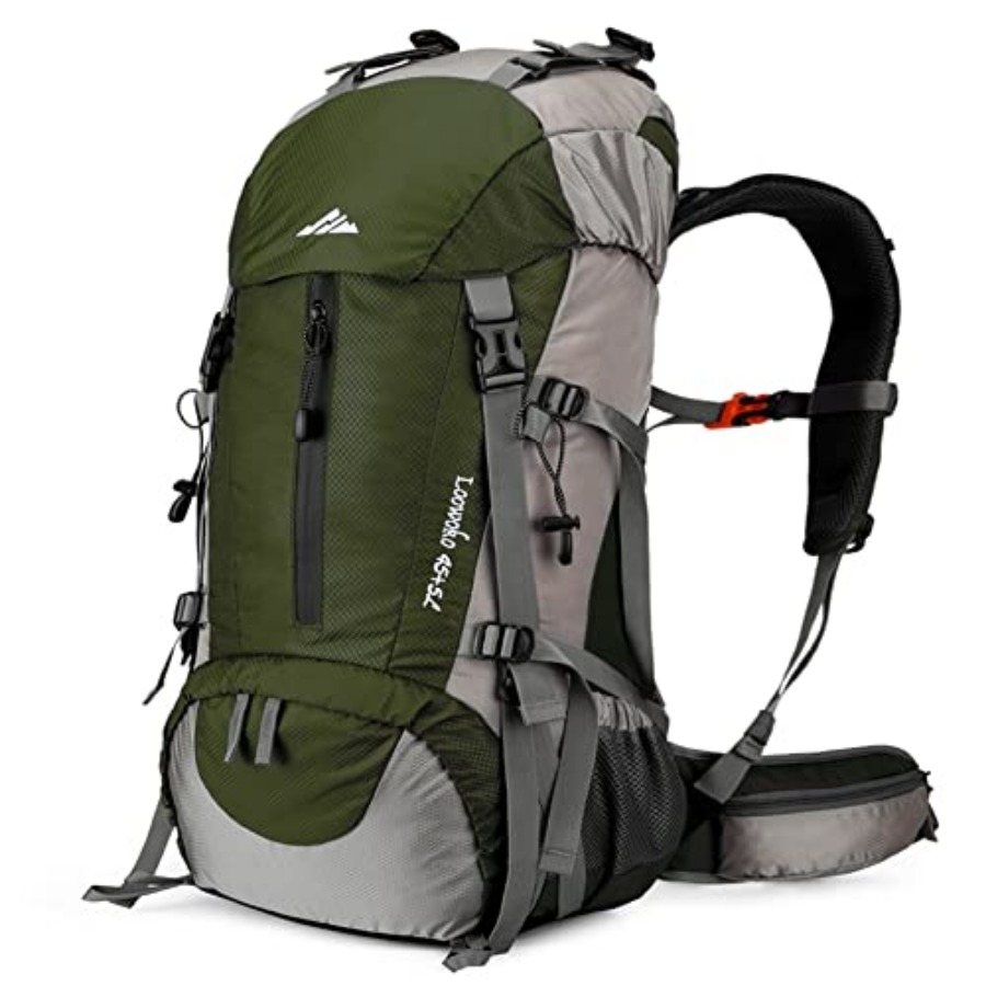 Loowoko 50L Hiking Backpack, W - Rain Cover Backpack recensione e prezzo