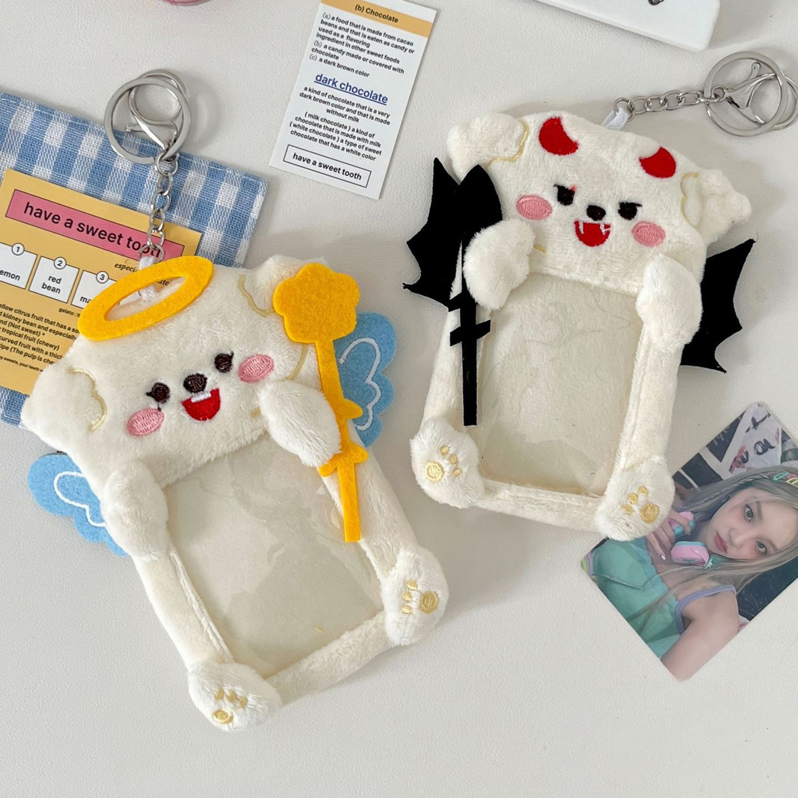 Plush Angel Devil Keychain Cut - Fashion Backpack Women recensione e prezzo