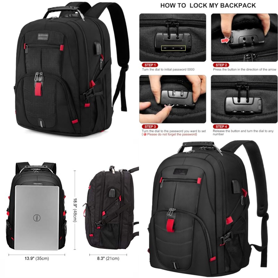 Laptop Backpack for Men Women, - Travel Backpack Anti Theft recensione e prezzo