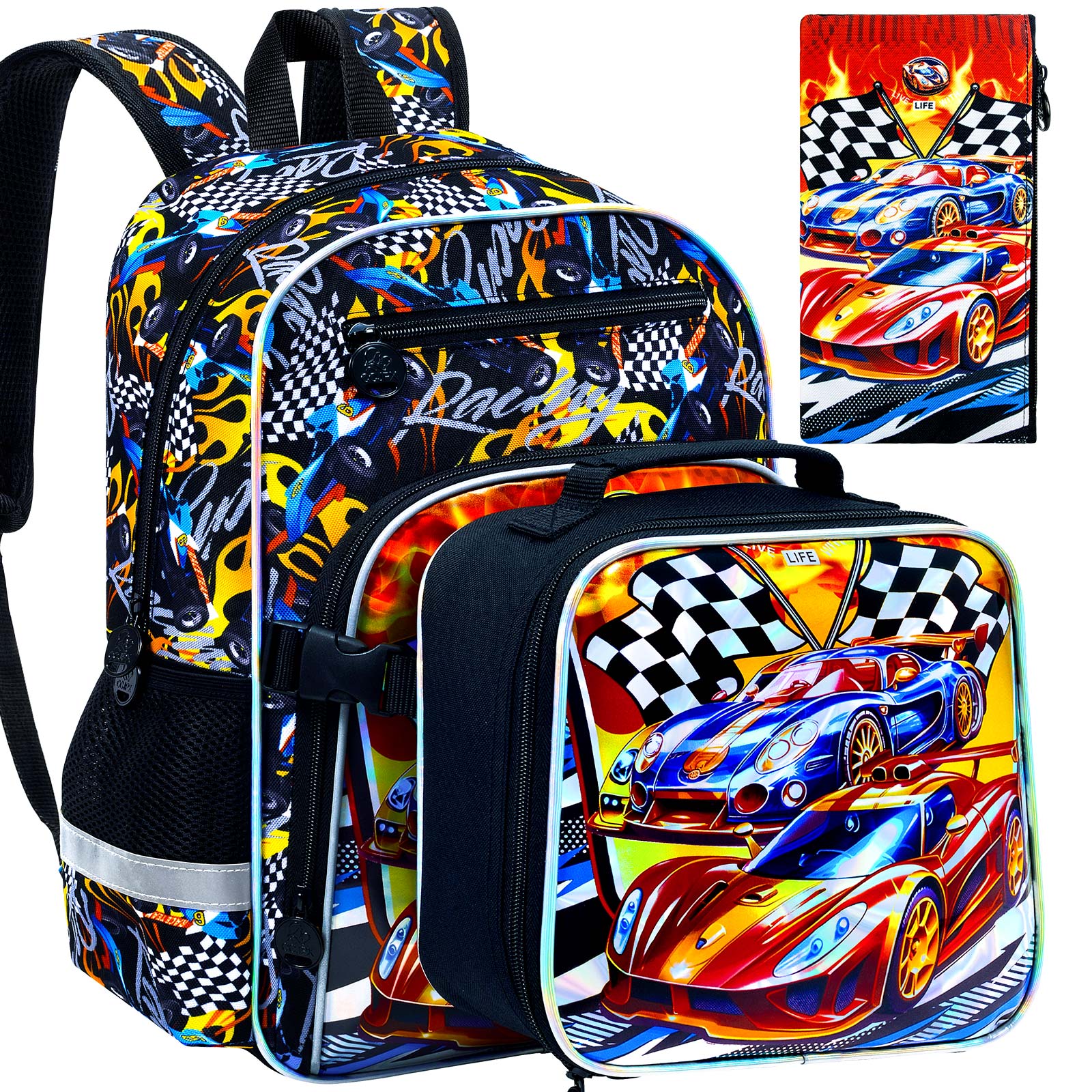Bookbag for Kids Boys, 3PCS Ba - Hydration Pack Outdoor recensione e prezzo
