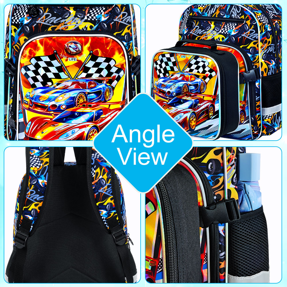 Bookbag for Kids Boys, 3PCS Ba - Hydration Pack Outdoor recensione e prezzo