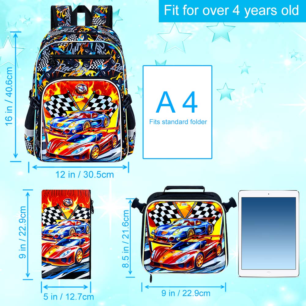 Bookbag for Kids Boys, 3PCS Ba - Hydration Pack Outdoor recensione e prezzo