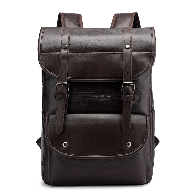 Vintage Leather Laptop Backpac - Business Backpack Brief recensione e prezzo