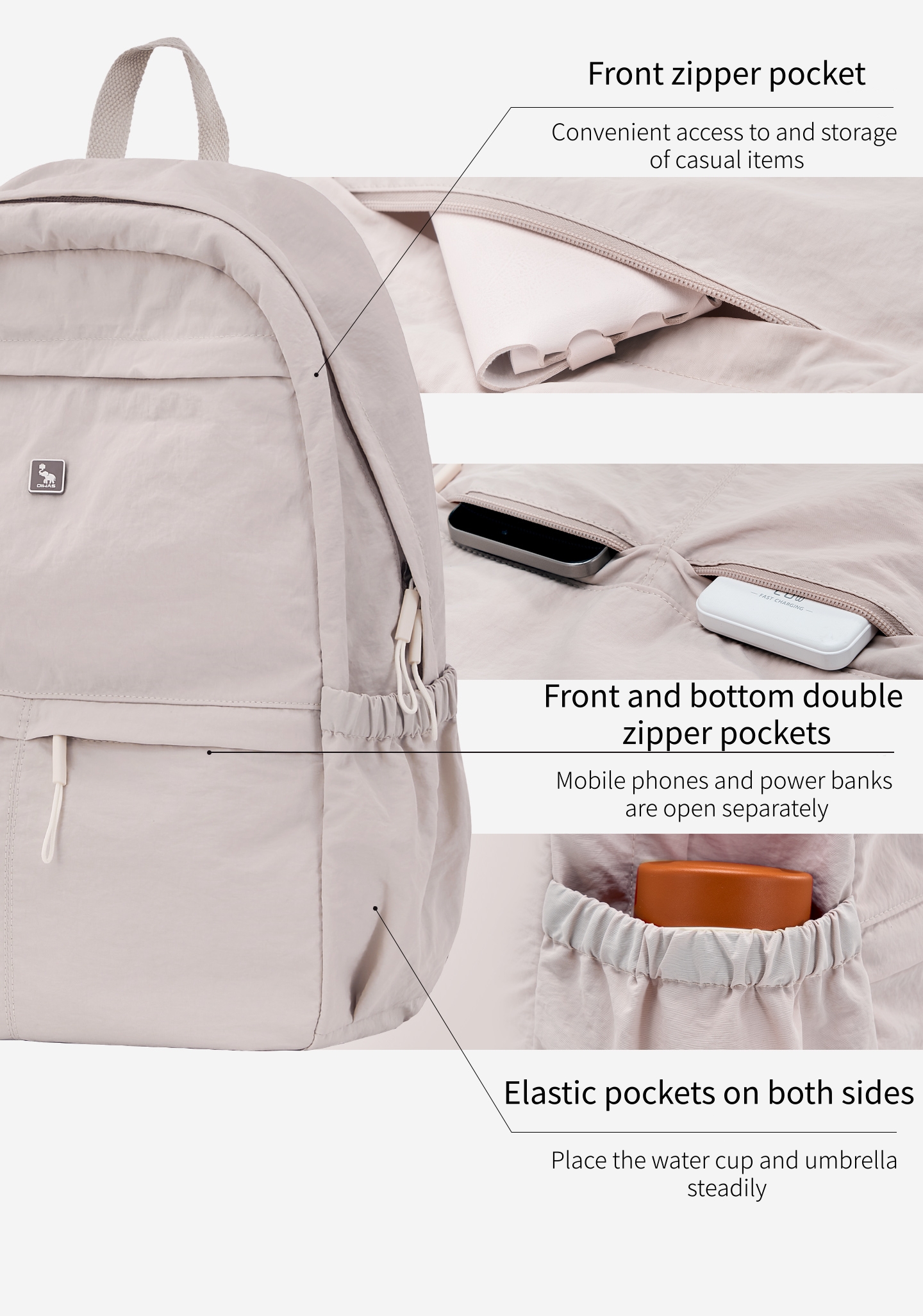 OIWAS Ultra lightweight and st - Canvas Backpack Casual recensione e prezzo