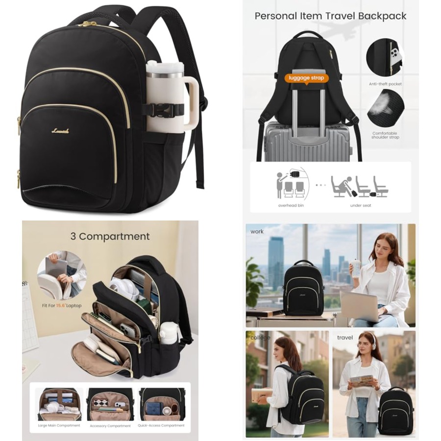 Laptop Backpack for Women, Wor - School Backpack Teen recensione e prezzo