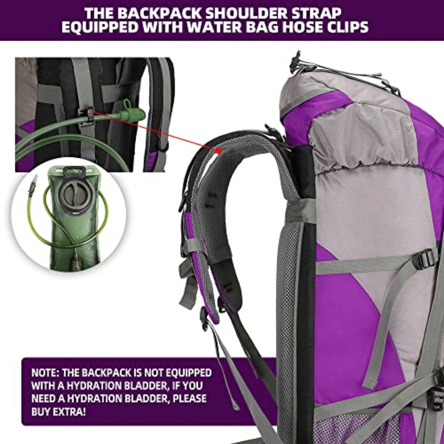 70L Hiking Backpack with Rain  - Rain Cover Backpack recensione e prezzo