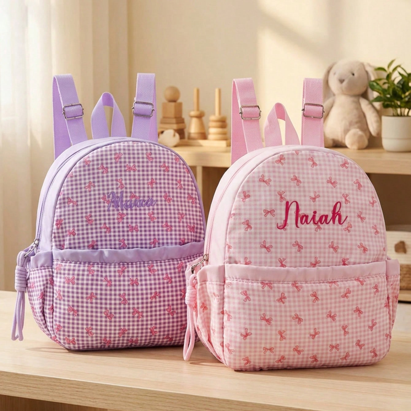 Custom Name-Letter Embroidered - School Backpack Teen recensione e prezzo