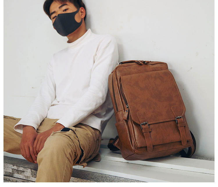 New Arrival PU Leather Backpac - Business Backpack Brief recensione e prezzo