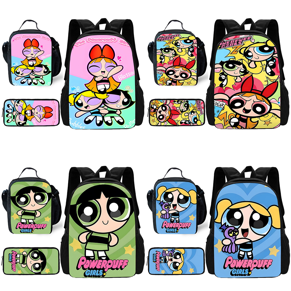 Child Cute Anime Powerpuffs Gi - School Backpack Teen recensione e prezzo