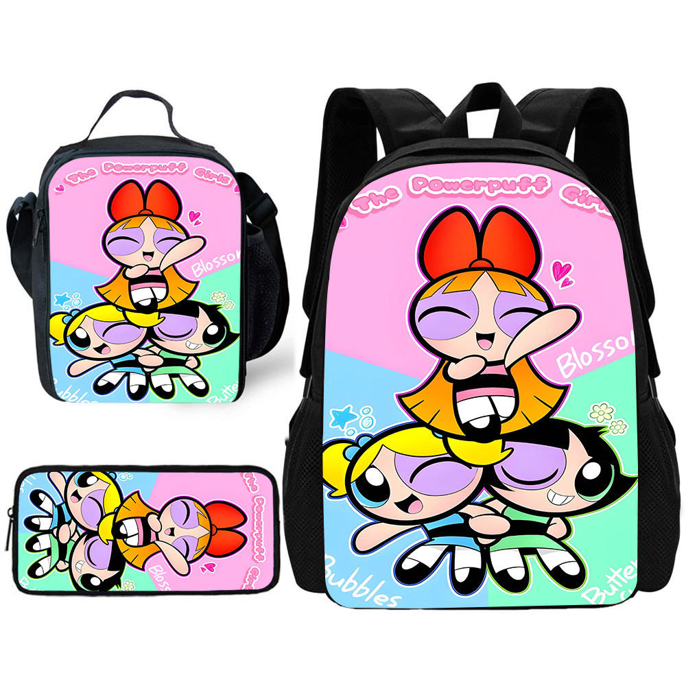 Child Cute Anime Powerpuffs Gi - School Backpack Teen recensione e prezzo