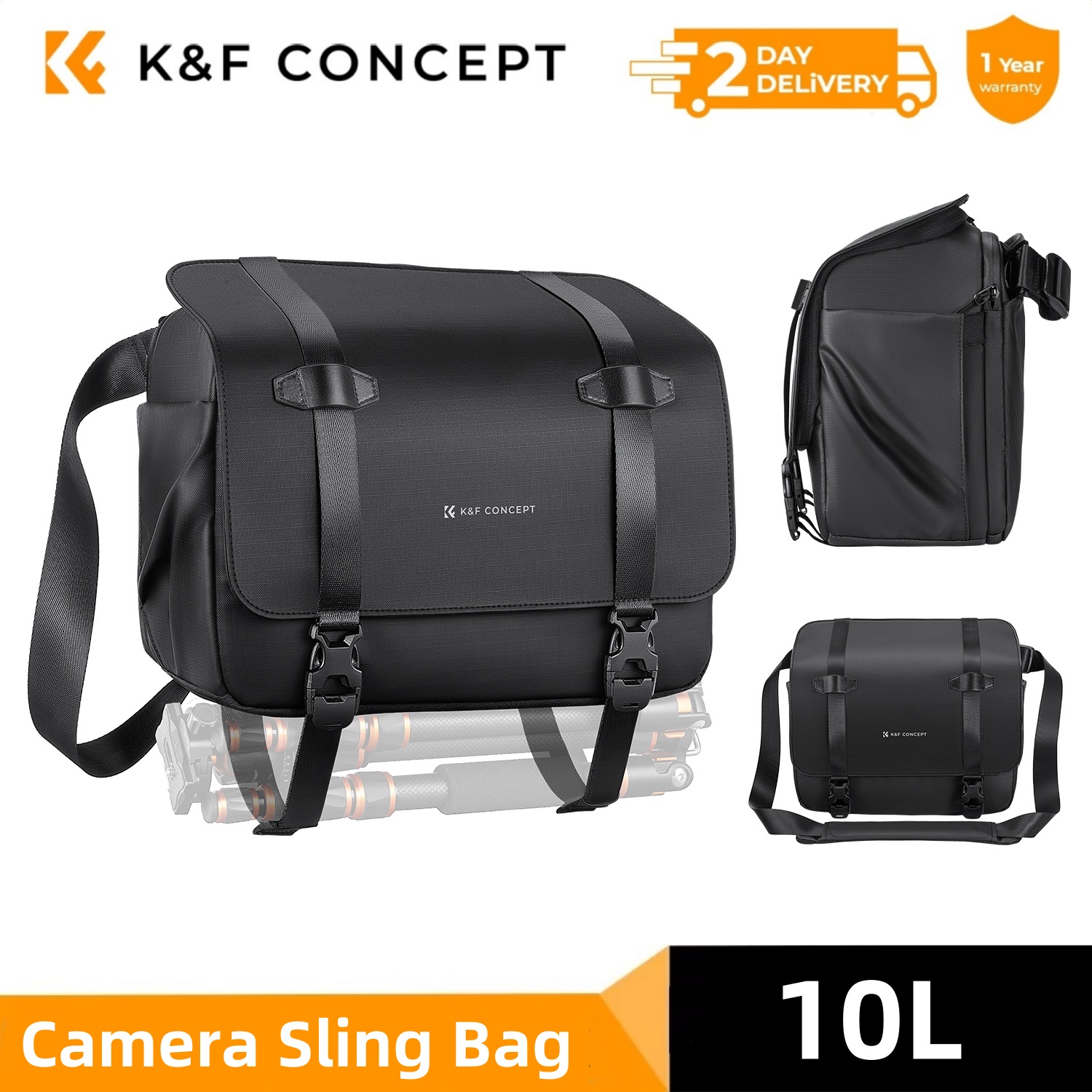 K&F CONCEPT 10L Camera Sling B - Rain Cover Backpack recensione e prezzo