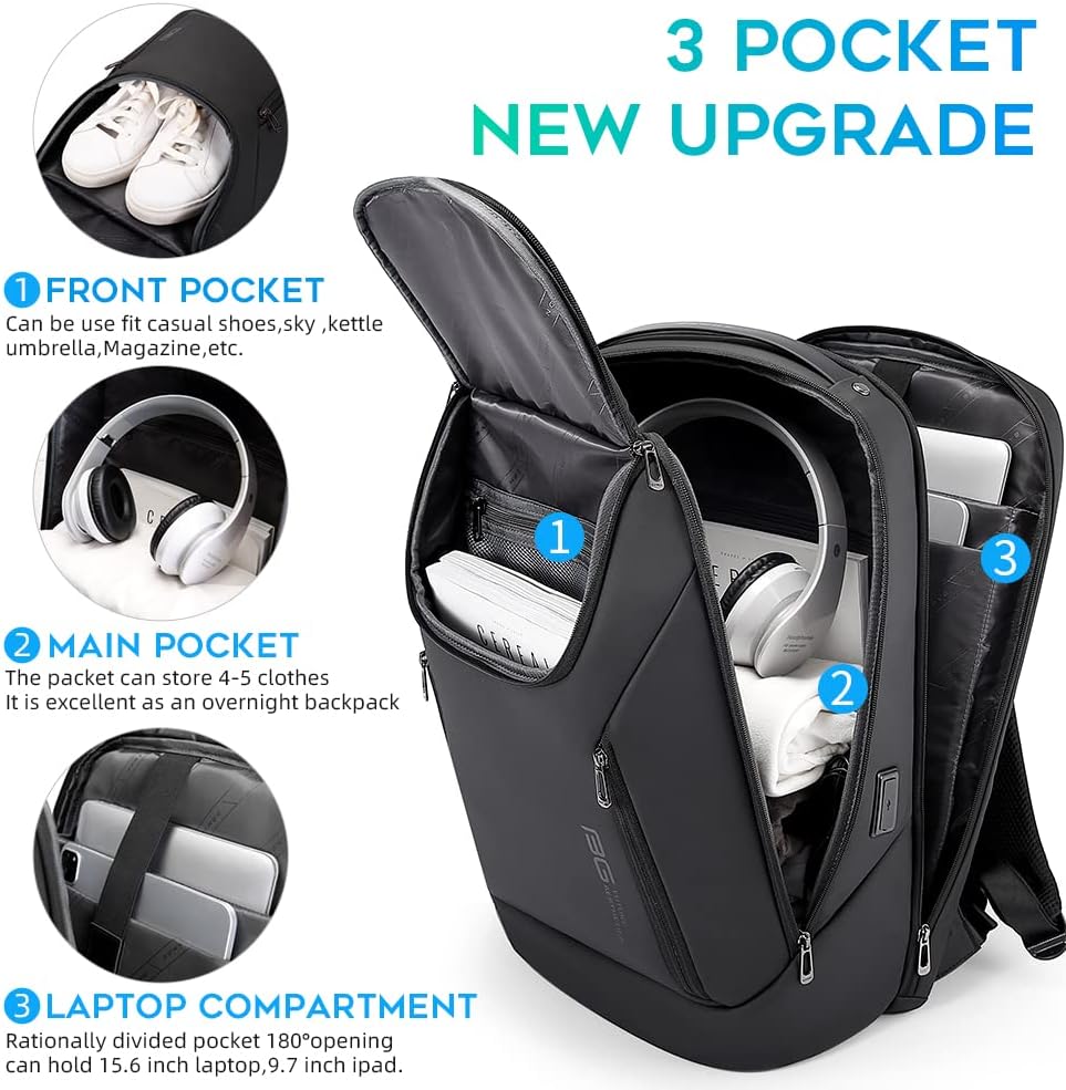 Waterproof Business Backpack w - Laptop Backpack 15.6 recensione e prezzo